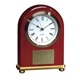 JAFF Collection Rosewood Arch with Brass Bezel Clock