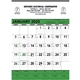 Triumph(R) Calendars Green Black Contractor Memo