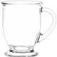 16 oz Deep Etched Cafe America - Clear