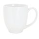 Solid - Color Bistro Ceramic Mug 16 oz White