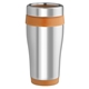 Tumbler with Steel Coated Color Trim Shell - 16 oz