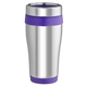 Tumbler with Steel Coated Color Trim Shell - 16 oz