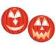 Carved Print Pumpkin Window Signs - Paper Products