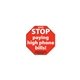 Mini Stop Sign / Octagon Window Sign - Paper Products
