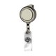 24 Cord Round Matte Solid Metal Retractable Badge Reel And Badge Holder