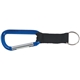Promotional 8mm Carabiner with Black Strap
