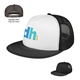 Flat Bill Trucker Hat With Multi Color Choices
