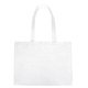 Non - Woven Shopper Tote Bag With Hook And Loop Closure