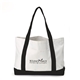 Orangebag 600D Polyester Black Tote Bag with Front Pocket 4 Gusset