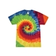 Colortone Youth Multi - Color Tie - Dyed T - Shirt