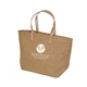 The Hamptons Jute Fabric Tote Bag - 17.5 x 10.5