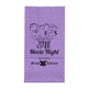 Colored Paper Popcorn Bag with Serrated Cut Top Flexo Ink