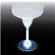 12 oz Light Up Standard Stem Plastic Margarita Glass