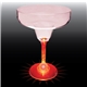 12 oz Light Up Standard Stem Plastic Margarita Glass