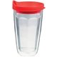 16 oz Thermal Travel Tumbler with White Printed Insert - Plastic