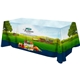 All Over Dye Sub Table Cover - Flat Poly 3- Sided, Fits 8 Table