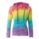 MV Sport - Womens Courtney Burnout V - Notch Hooded Sweatshirt