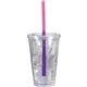 16 oz Victory Acrylic Tumbler with Mood(TM) Straw