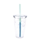 16 oz Victory Acrylic Tumbler with Mood Straw, Full Color Digital
