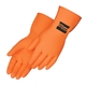 Orange Neoprene / Latex Unsupported Flock Lined Glove