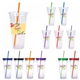 Good Value(TM) Clear Tumbler with Colored Lid - 24 oz