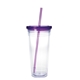 Clear Tumbler with Colored Lid - 24 oz