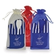 Chefs Therma - Grip Striped Oven Mitt Silicone Spoon and Spatula Combo
