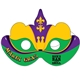 Mardi Gras Mask Full Color - Paper Products