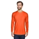 UltraClub - Mens Cool Dry Sport Long Sleeve Performance Interlock T - Shirt