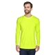 UltraClub - Mens Cool Dry Sport Long Sleeve Performance Interlock T - Shirt