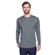 UltraClub - Mens Cool Dry Sport Long Sleeve Performance Interlock T - Shirt
