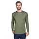 UltraClub - Mens Cool Dry Sport Long Sleeve Performance Interlock T - Shirt