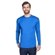 UltraClub - Mens Cool Dry Sport Long Sleeve Performance Interlock T - Shirt