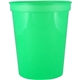 16 oz Smooth Walled Plastic Stadium Cup with Automated Silkscreen Imprint