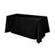 Flat Polyester 4- Sided Table Cover - fits 6 standard table