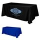Flat Polyester 4- Sided Table Cover - fits 8 standard table