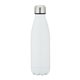 White 17 oz Insulated Stainless Steel Bottle w / Screw - On Stopper Lid