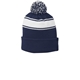 Sport - Tek(R) Stripe Pom Pom Beanie
