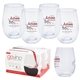 Dishwasher Safe Govino(R) 16 oz Wine Glass 4 Pack