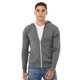 BELLA + CANVAS - Triblend Lightweight Full - Zip Hooded Long Sleeve Tee