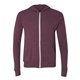 BELLA + CANVAS - Triblend Lightweight Full - Zip Hooded Long Sleeve Tee