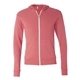 BELLA + CANVAS - Triblend Lightweight Full - Zip Hooded Long Sleeve Tee