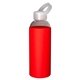 18 oz Glass Bottle with Color Silicone Sleeve