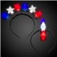 LED Patriotic Stars Headband