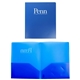 8.5 x 11 2 Vinyl Pocket Folders with Card Slot