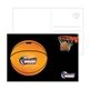 Post Card With Full - Color Basketball Luggage Tag