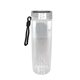 20 oz Durable Clear Glass Bottle with Screw on Lid, Full Color Digital