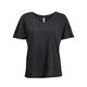 Threadfast Apparel Ladies Triblend Fleck Short - Sleeve V - Neck T - Shirt