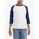 Gildan Youth Heavy Cotton Three - Quarter Raglan Sleeve T - Shirt