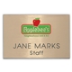 Hollywood Express Name Badge (Standard size 2 x 3)